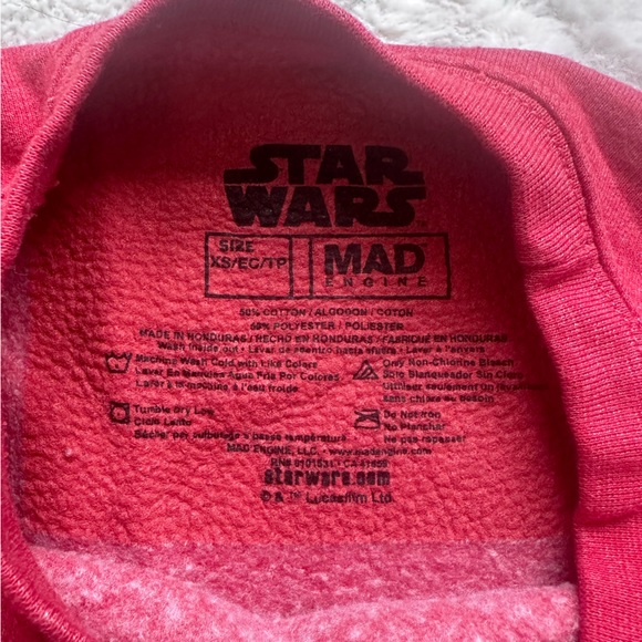 Star Wars The Mandalorian | Boxlunch Red Long Sleeve Sweater | Size Extra Small - Picture 6 of 8